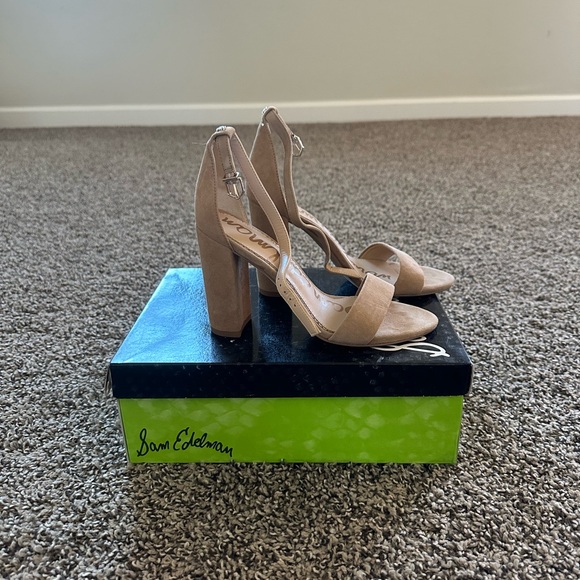 Sam Edelman “Yaro” block heel in oatmeal suede, size 6.5 - Picture 7 of 7